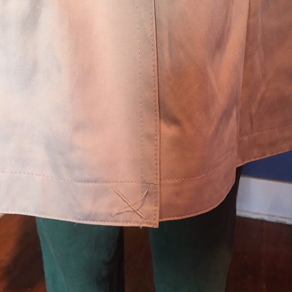 Michael Kors Khaki Belted Trench, Small Like-New - Picture 6 of 7